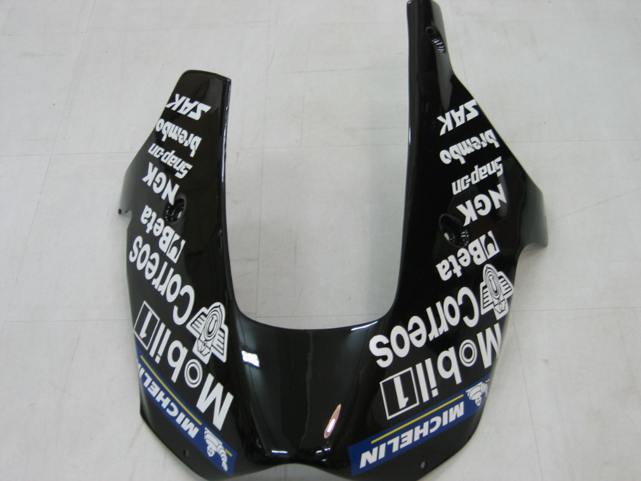 セット Amotopart Fairings Kawasaki ZX 9R Black White West ZX9R