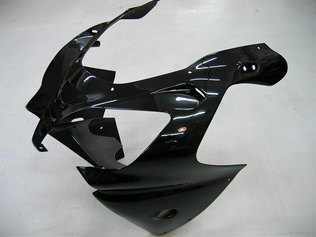Amotopart Fairings Kawasaki ZX 9R Black White West ZX9R Racing  (2000-2001)