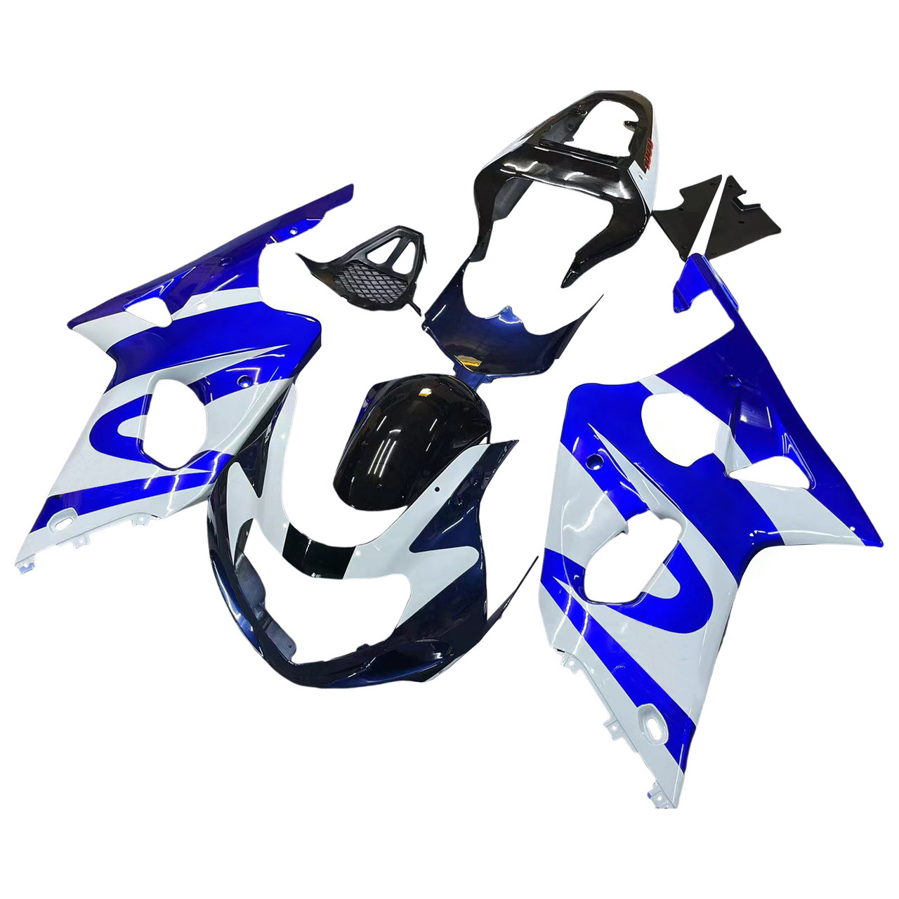 Amotopart Fairings Suzuki GSXR 1000 Blue & Black GSXR Racing  (2000-2002)
