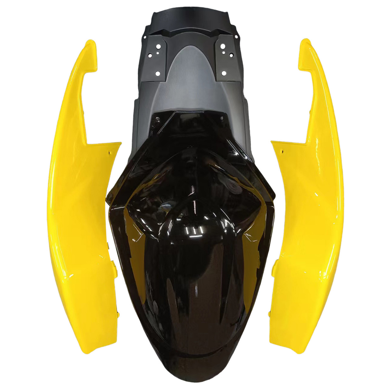 Amotopart Fairings Suzuki GSXR 1000 Yellow & Black Racing (2005-2006)