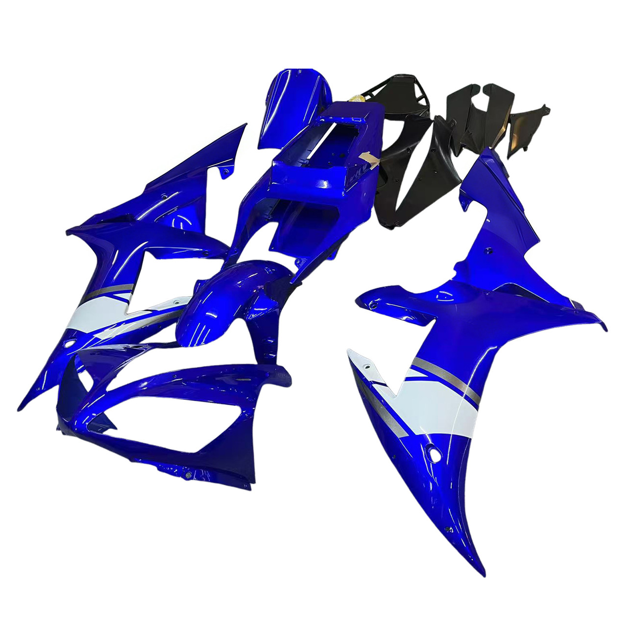 Amotopart Fairings Yamaha YZF-R1 Super Blue  R1 Racing (2002-2003)