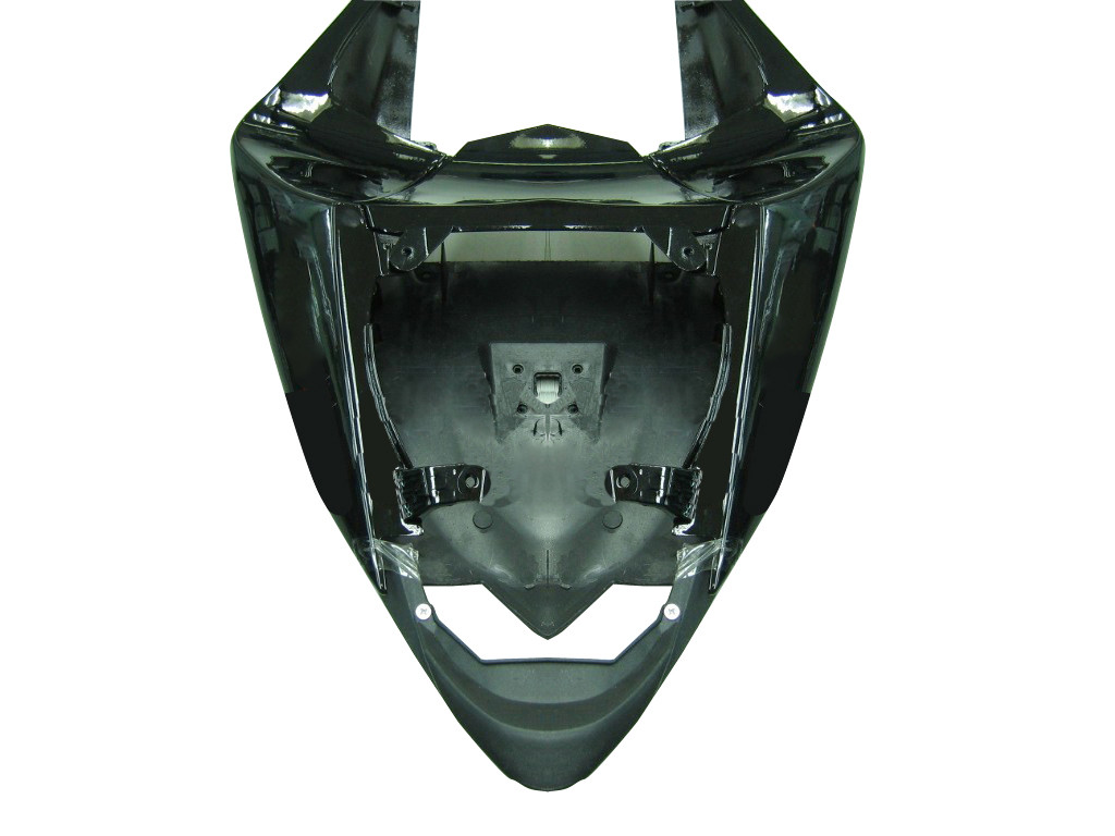 Amotopart Fairings Kawasaki ZX10R Black Orange SevenStars Racing (2008-2010)