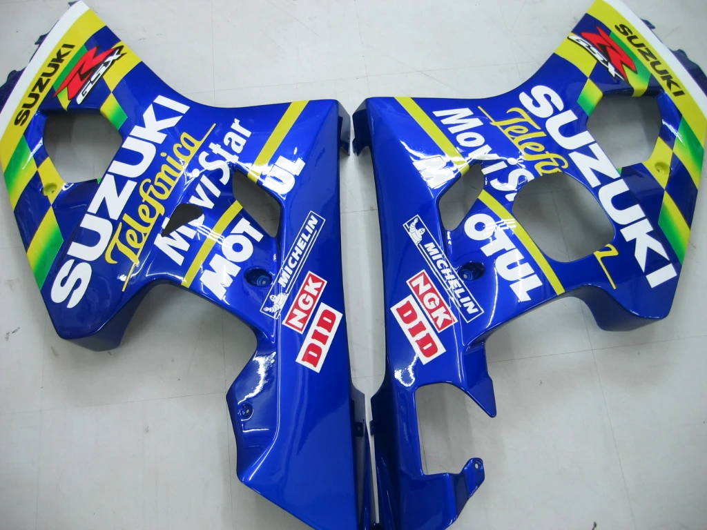 Fairings Suzuki GSXR 600 750 Blue Movistar GSXR Racing  (2004-2005)