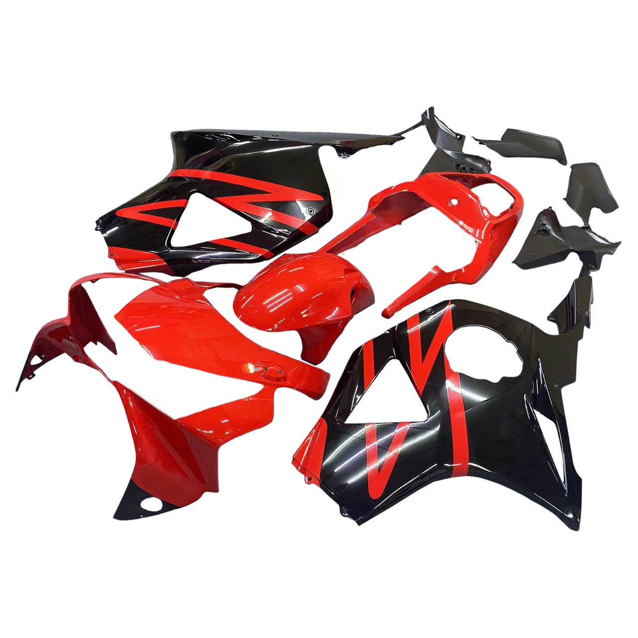 Amotopart Fairings Honda CBR 954 RR Red and Black RR Racing (2002-2003)