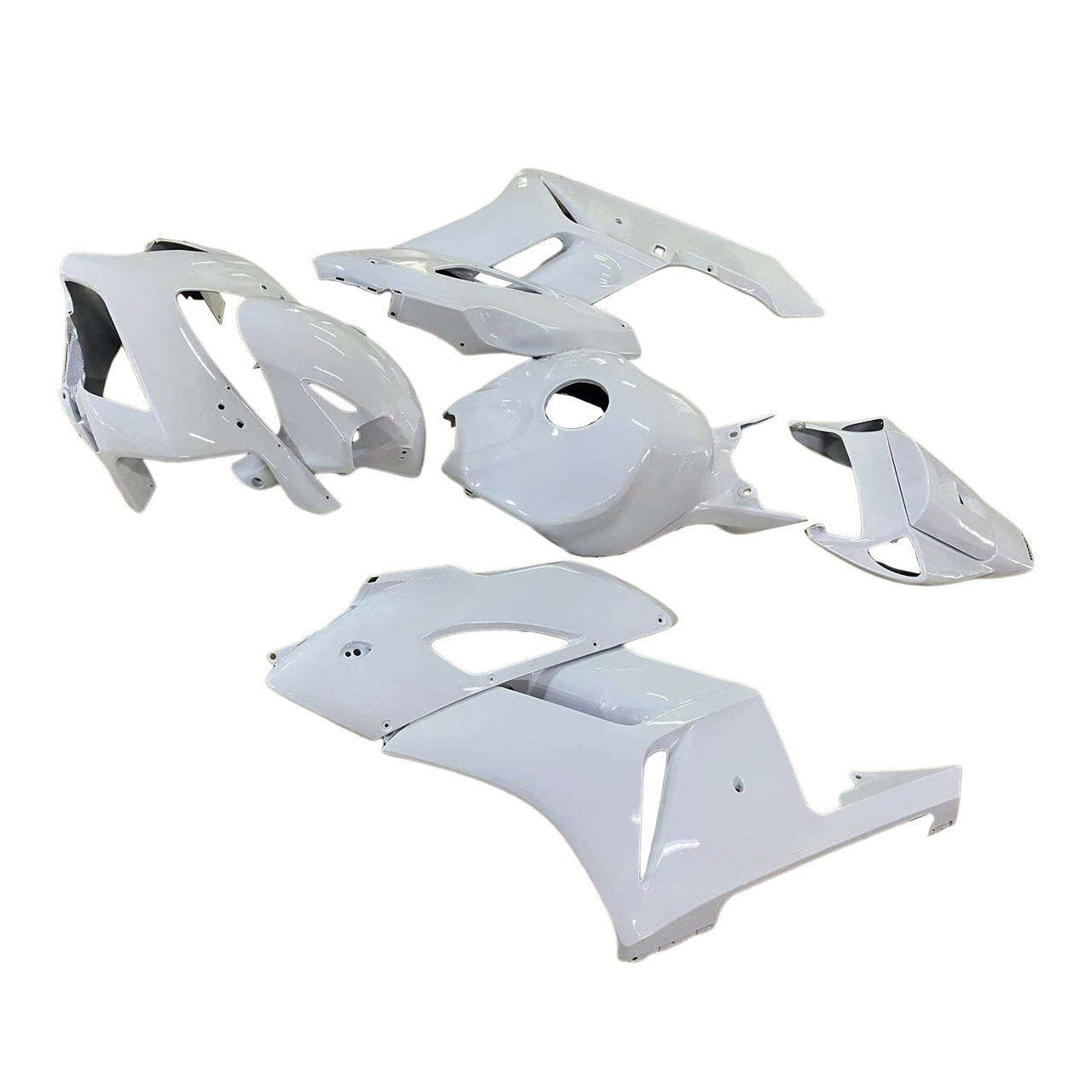 Amotopart Fairings Honda CBR 1000 RR White Metallic Siver CBR Racing (2004-2005)