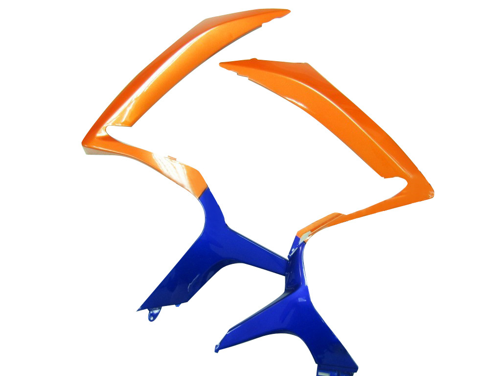 Amotopart Fairings Suzuki GSXR 600 750 Orange & Blue Jordan Racing  (2006-2007)