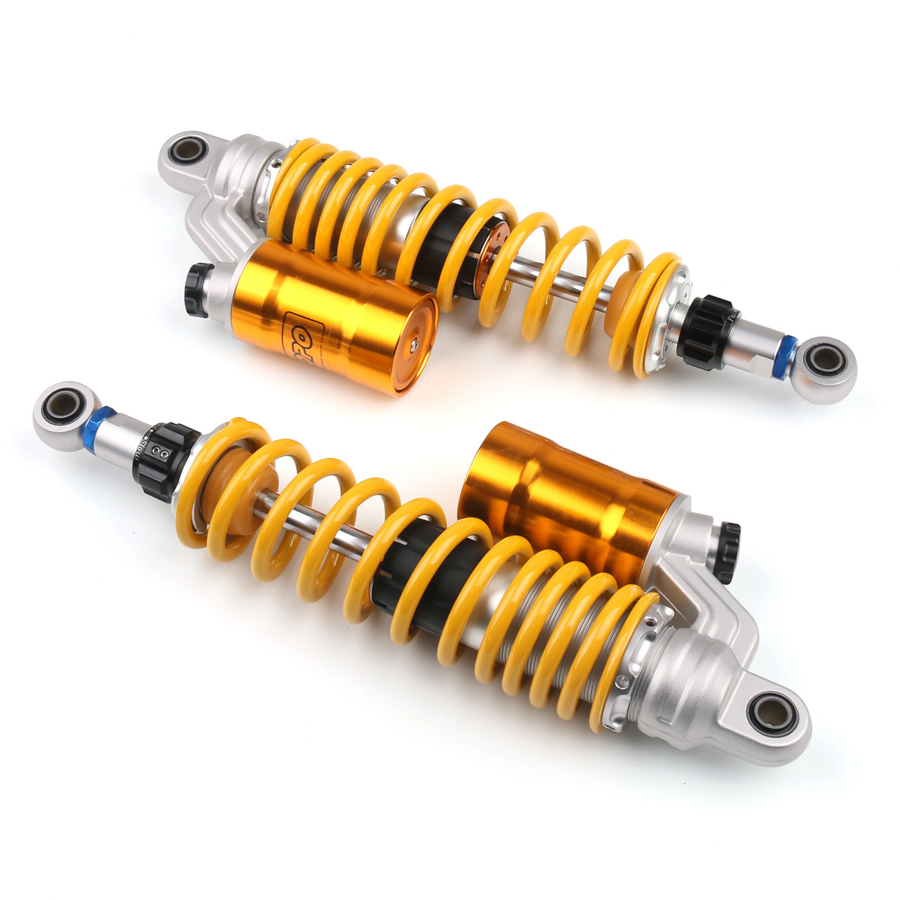 360mm 14" Adjustable Rear Shock Absorbers Suzuki GSX 1400 Pair Gold