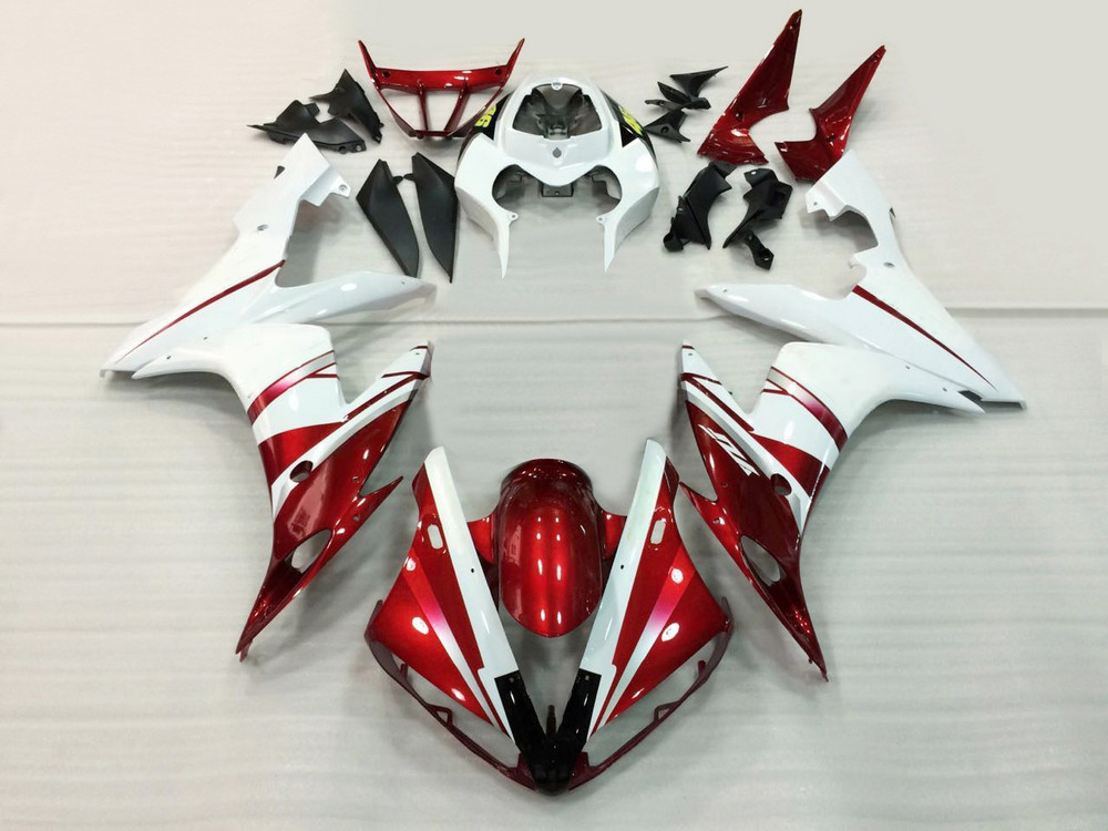 Amotopart Fairings Yamaha YZF-R1 Red White FIAT Racing (2004-2006)