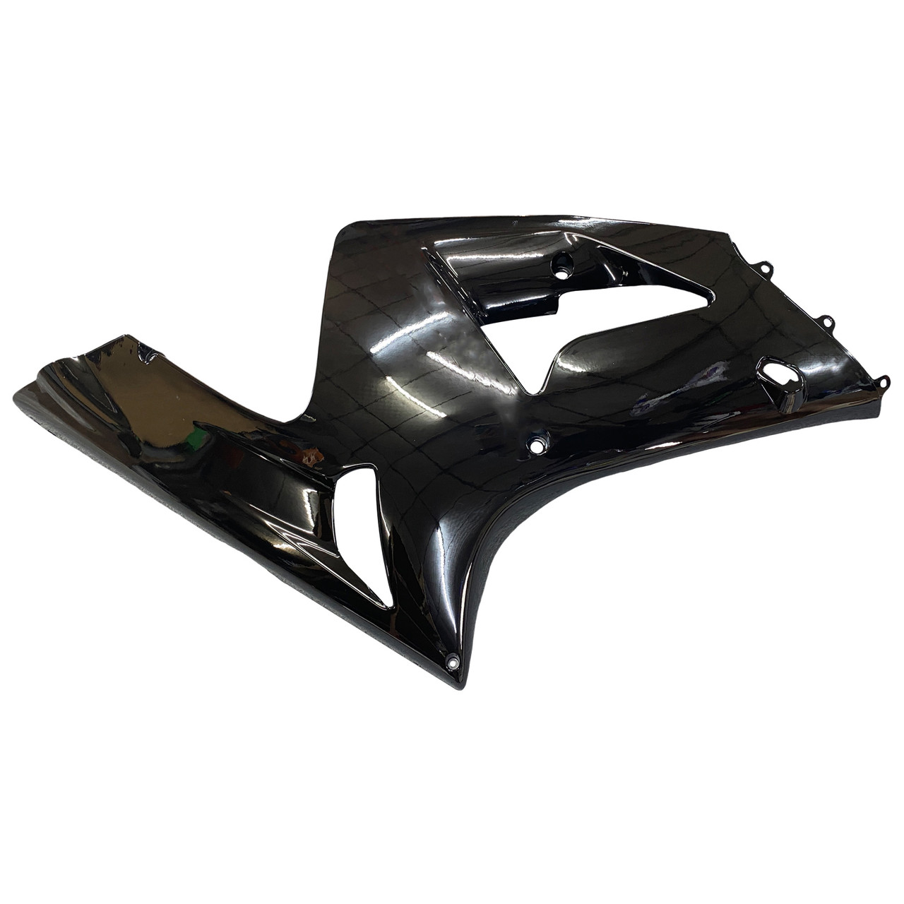 Amotopart Fairings Kawasaki ZX6R 636 Black Ninja Racing (2003-2004