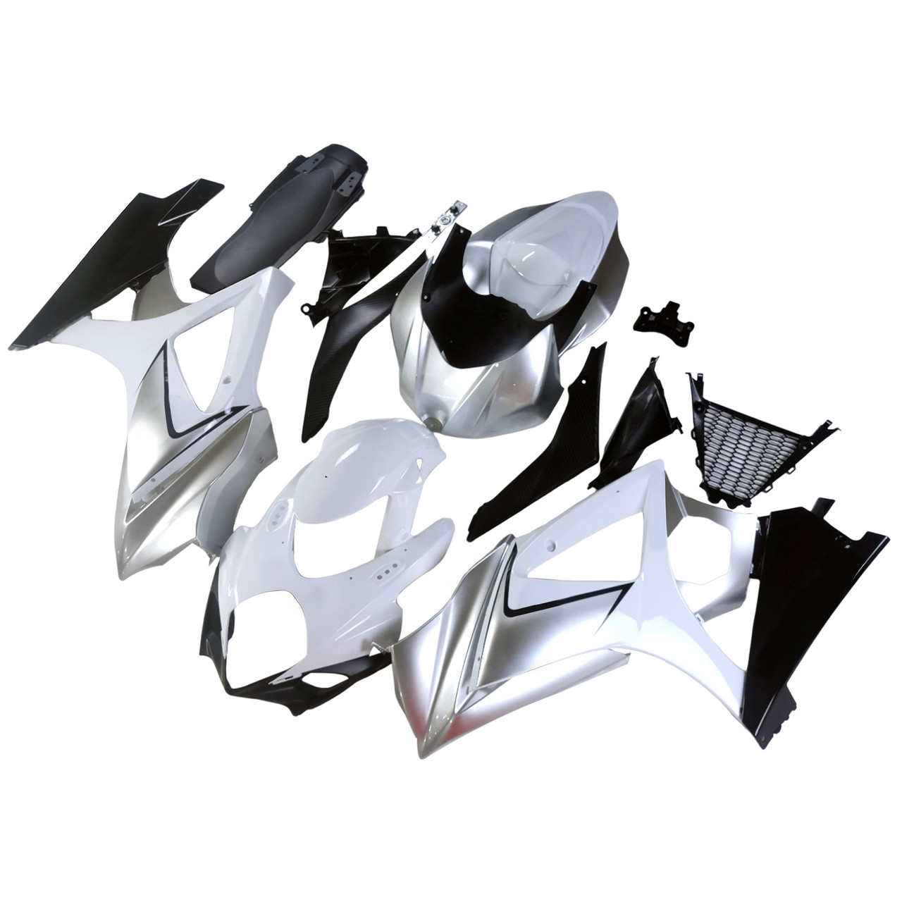 Amotopart Fairings Suzuki GSXR 1000 Silve GSXR  Racing  (2007-2008)