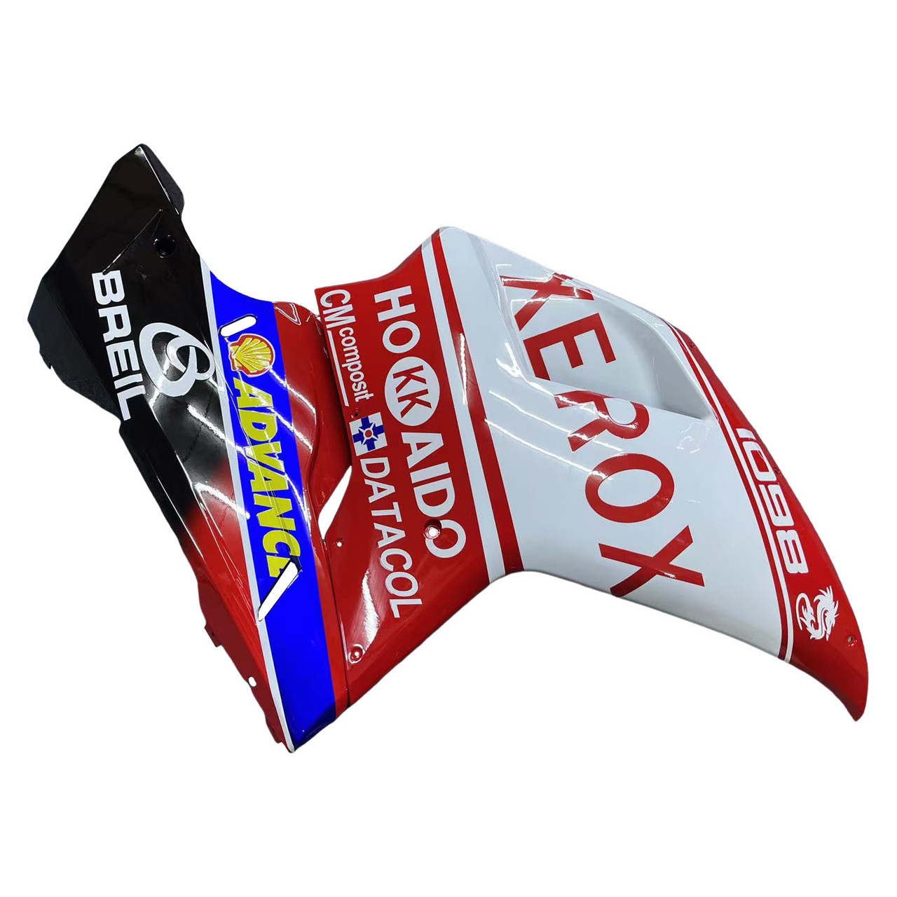 Fairings Ducati 1098 1198 848 Red & White Xerox Racing (2007-2012)
