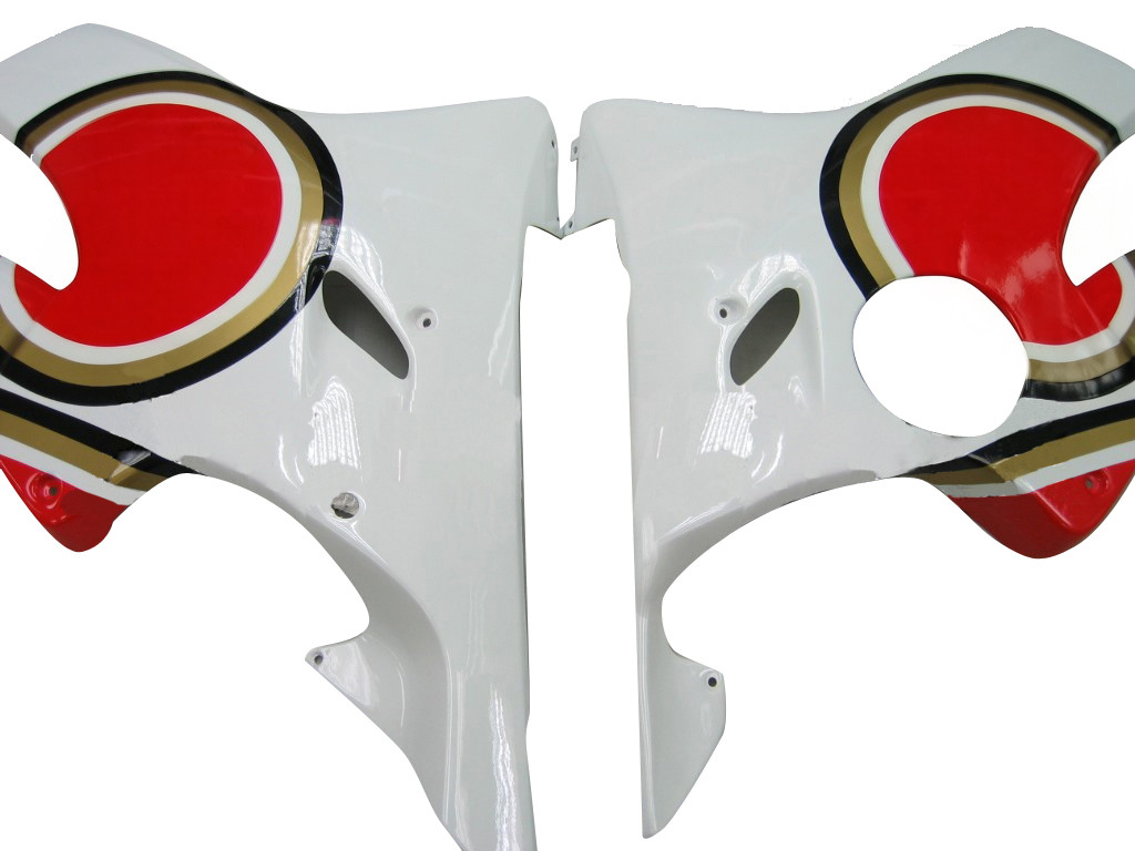 Amotopart Fairings Honda CBR 600 F4i White & Red Lucky Strike Racing (2004-2007)