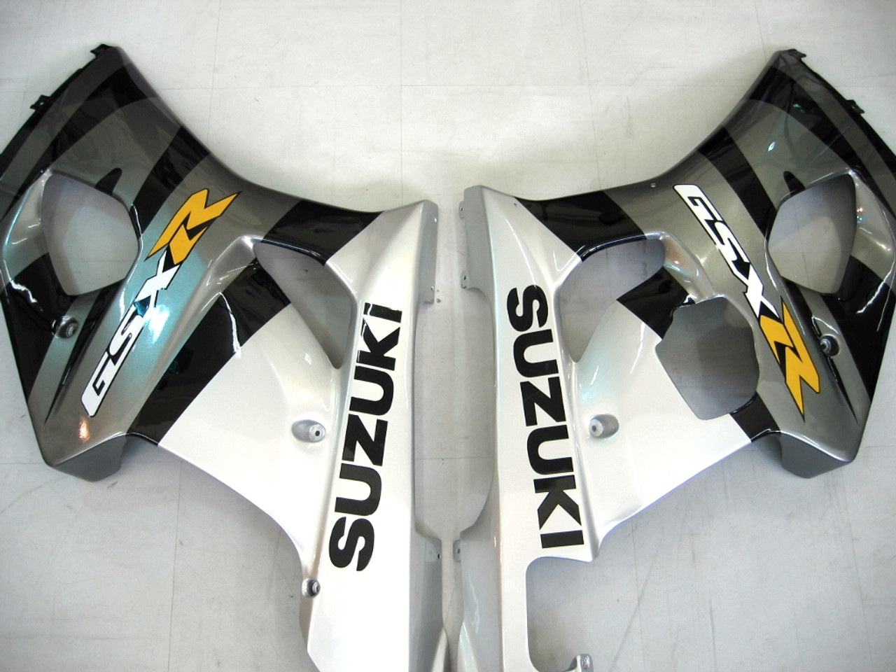 Fairings Suzuki GSXR 1000 Silver & Black GSXR Racing  (2003-2004)