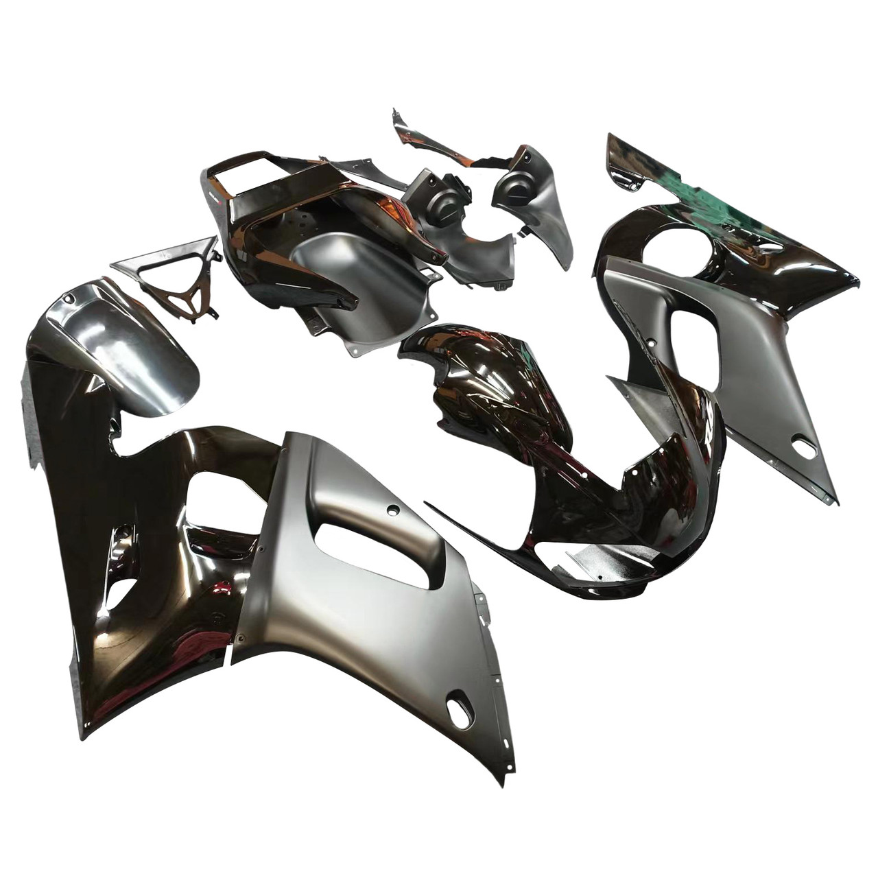 Amotopart Fairings Yamaha YZF-R6 Contrast Black R6 Racing (1998-2002)