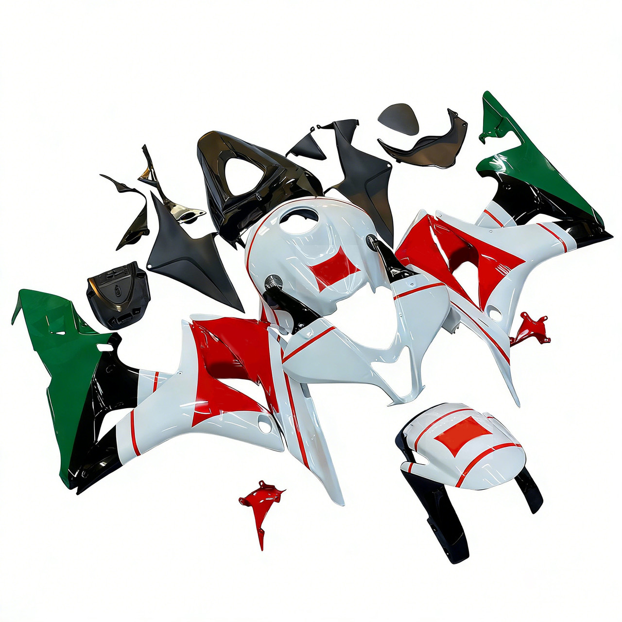 Amotopart Fairings Honda CBR 600 RR Multi-Color San Carlo Racing (2007-2008)