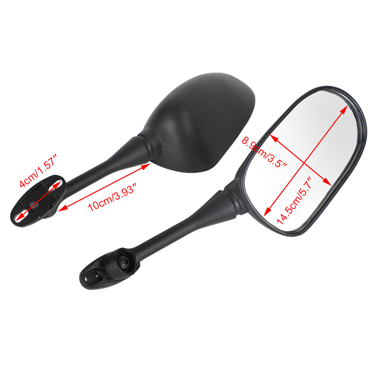 Mirrors Honda CBR 600 F4 / F4i RC51 / RVT 1000 (2000-2005) Black OEM Style