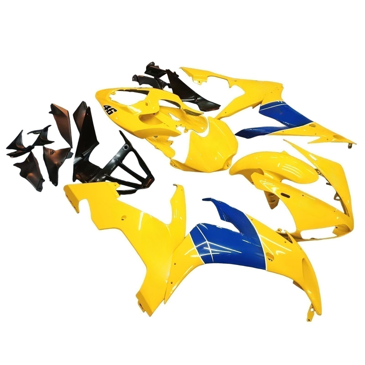 Amotopart Fairings Yamaha YZF-R1 Yellow Blue Camel Racing (2004-2006)
