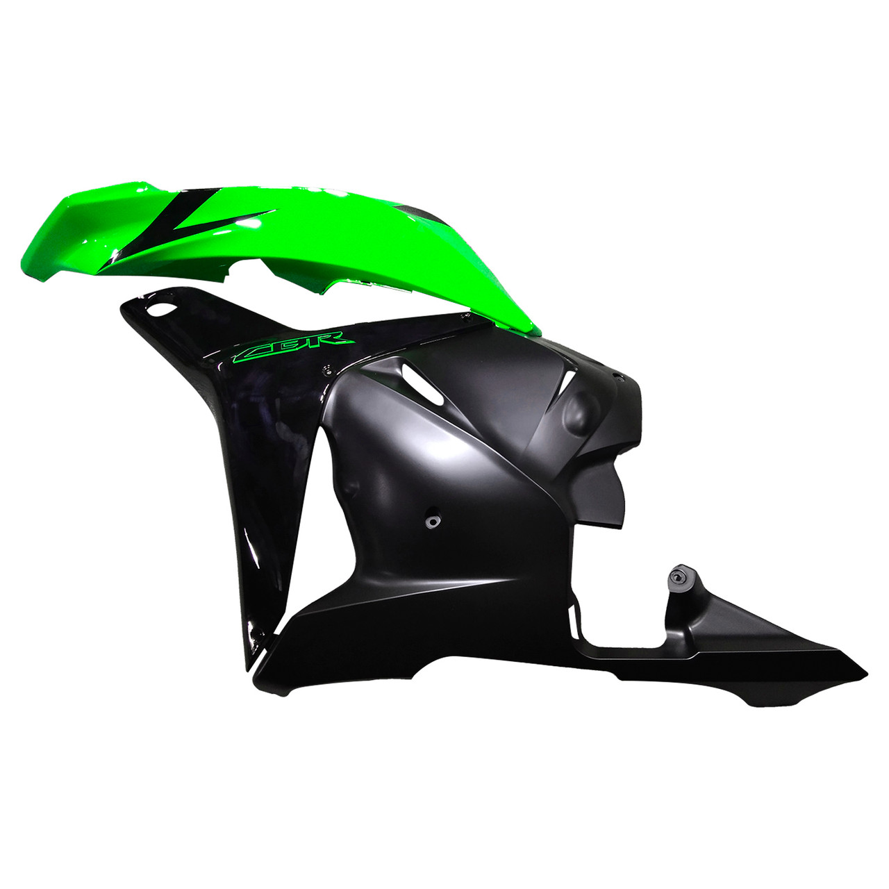 Amotopart Fairings Honda CBR 600 RR Green & Black CBR Racing (2009-2012)