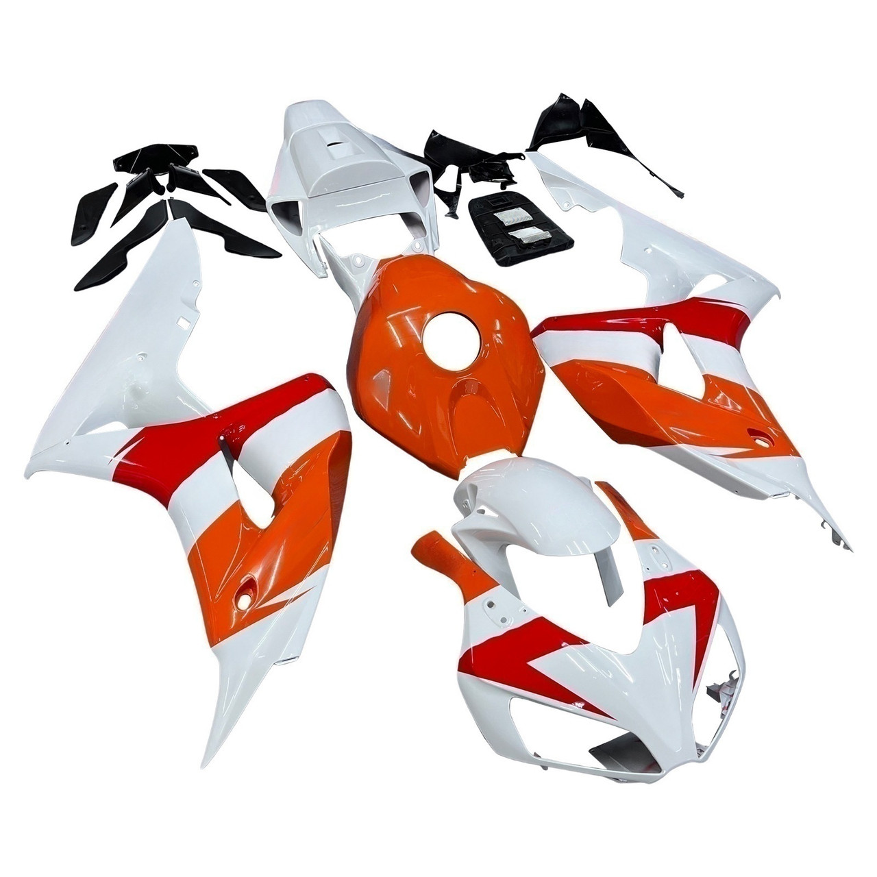 Amotopart Fairings Honda CBR 1000 RR White Orange Repsol Racing (2006-2007)