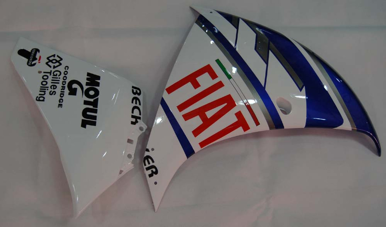 Fairings Yamaha YZF-R1 Whit Blue FIAT  R1 Racing (2009-2011)