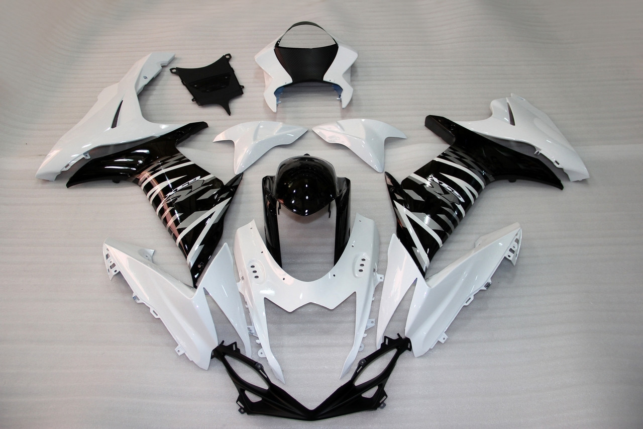 Fairings Plastics Suzuki GSXR600 GSXR750 K11 White Black Silver Checkered GSXR (2011-2022)