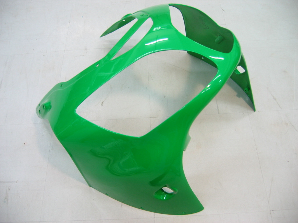 Amotopart Fairings Kawasaki ZX12R Green & Black ZX12R Racing (2000-2001)