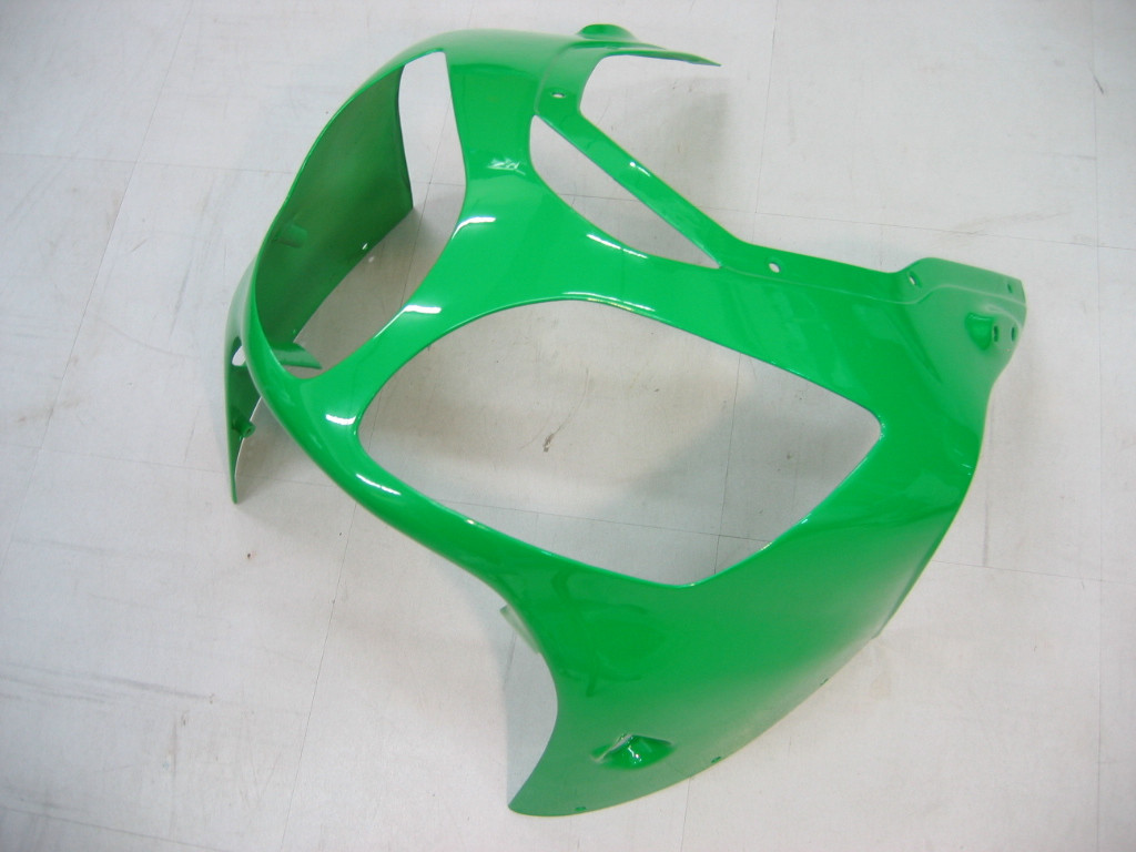 Amotopart Fairings Kawasaki ZX12R Green & Black ZX12R Racing (2000-2001)