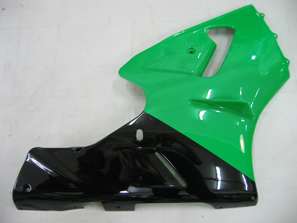 Amotopart Fairings Kawasaki ZX12R Green & Black ZX12R Racing (2000-2001)