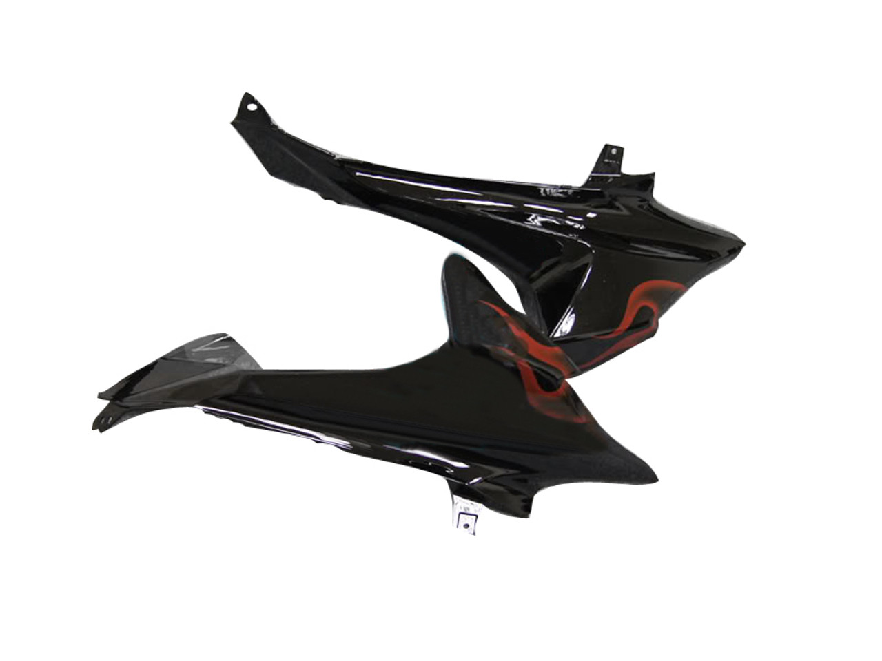 Fairings Suzuki GSXR 1000 Black & Red Flame Racing  (2009-2016)