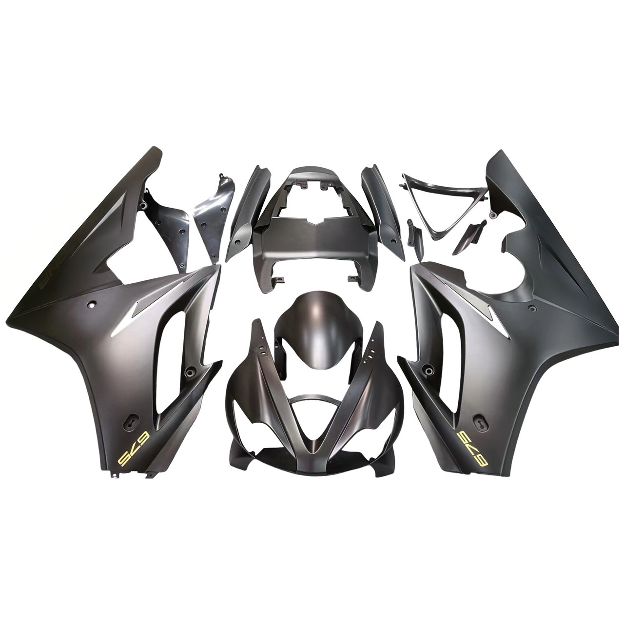 Amotopart Fairings Triumph Daytona 675 Black 675 Racing (2006-2008)