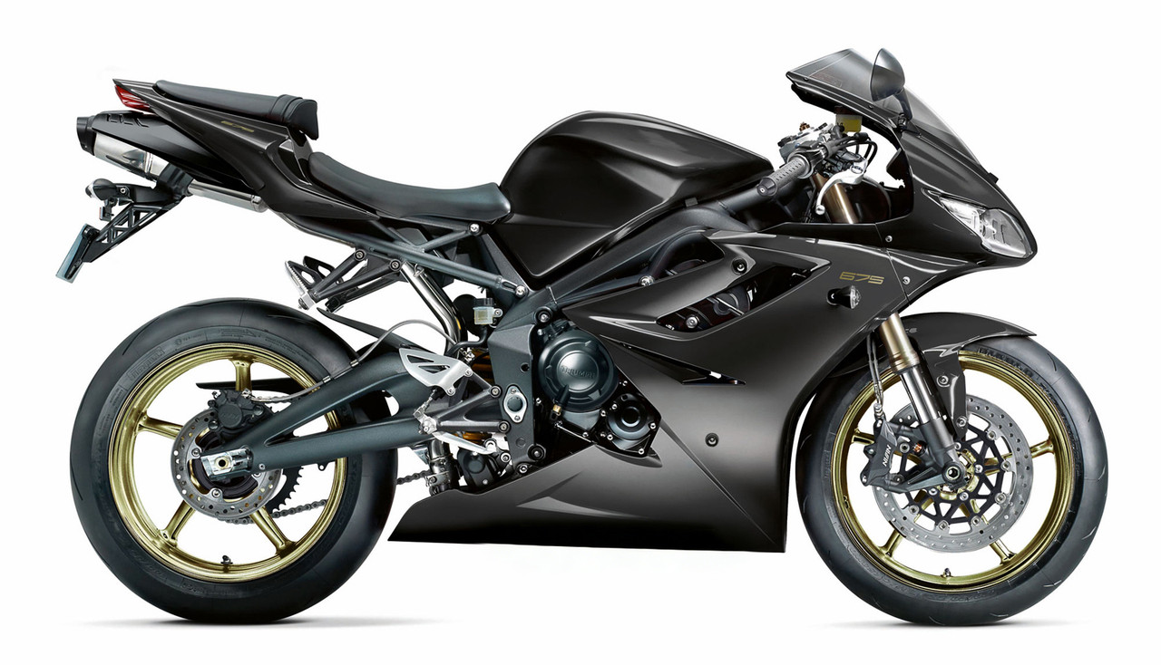 Amotopart Fairings Triumph Daytona 675 Black 675 Racing (2006-2008)
