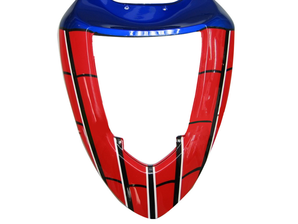 Fairings Kawasaki ZX6R 636 Red & Blue Spider Man Racing  (2005-2006)