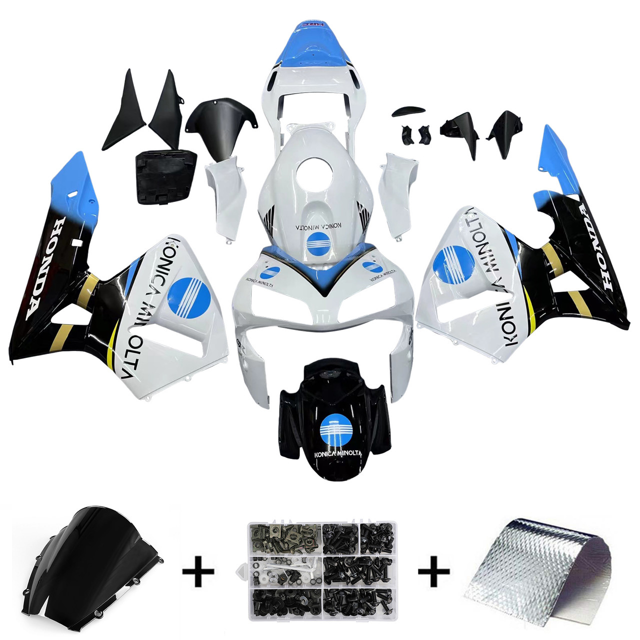 Amotopart Fairings Honda CBR 600 RR Konica Racing (2003-2004)