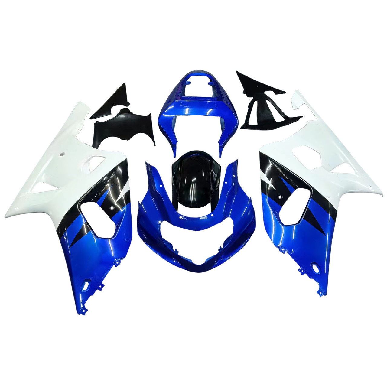 Amotopart Fairings Suzuki GSXR 600 Blue Motul Suzuki Racing  (2001-2003)