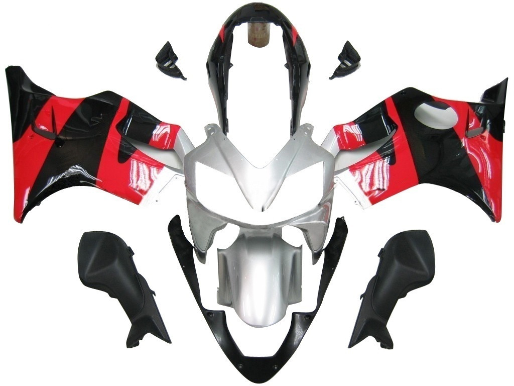 Amotopart Fairings Honda CBR 600 F4i Silver Red Black CBR Racing (2004-2007)