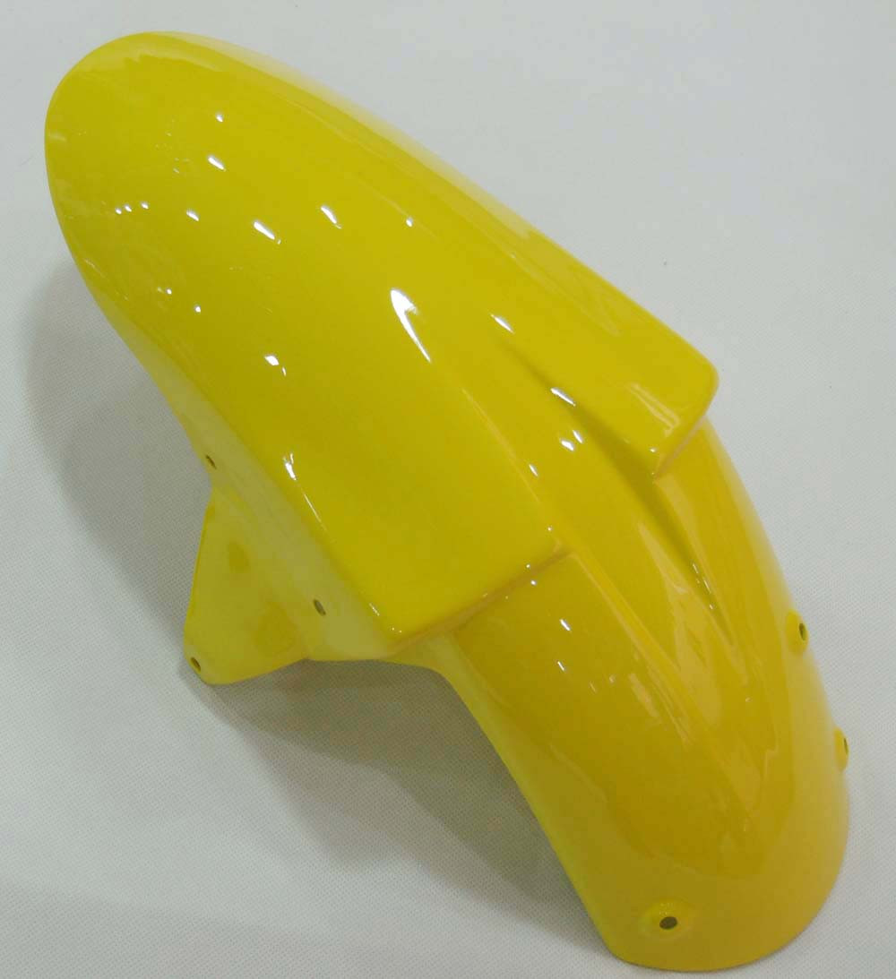 Amotopart Fairings Kawasaki ZX 10R Yellow Black No.56 Nakano Racing (2006-2007)