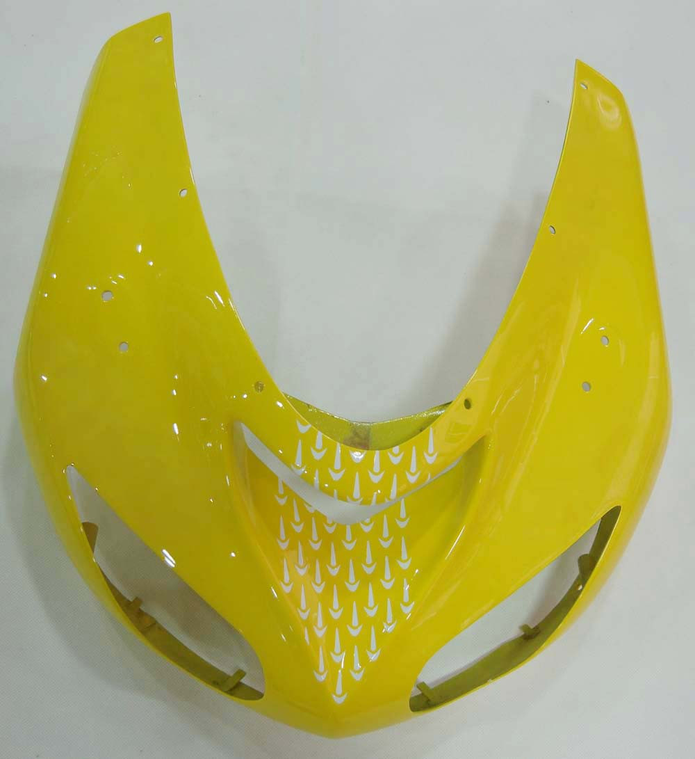 Amotopart Fairings Kawasaki ZX 10R Yellow Black No.56 Nakano Racing (2006-2007)