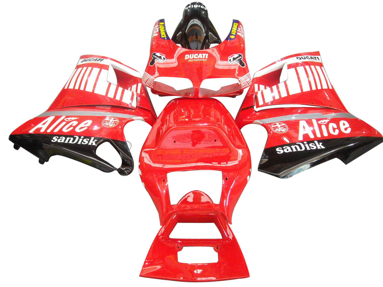 Fairings Ducati 996 Red Alice Racing (1996-2002)