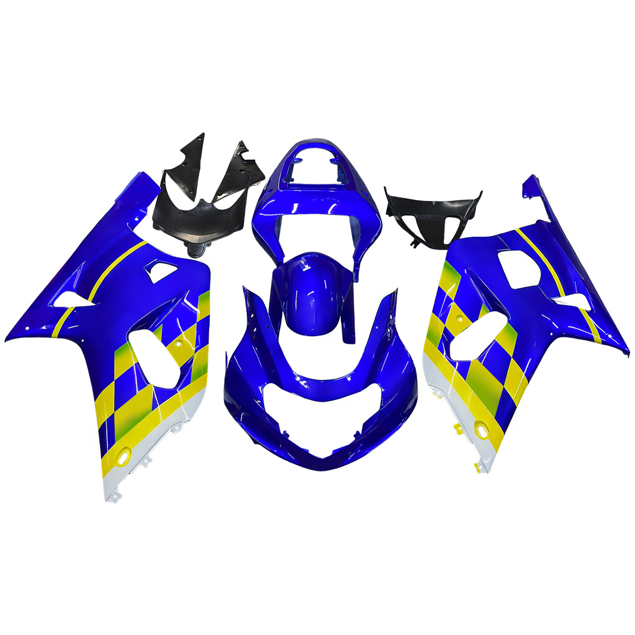 Amotopart Fairings Suzuki GSXR 600 Blue Movistar Suzuki Racing  (2001-2003)