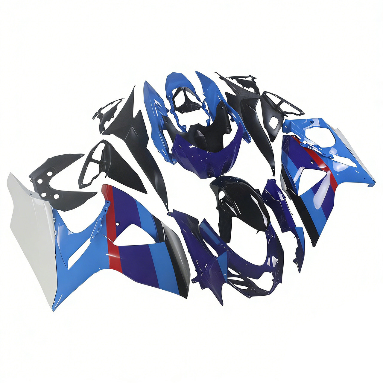 Amotopart Fairings Suzuki GSXR 1000 Blue Rockstar Racing  (2009-2016)