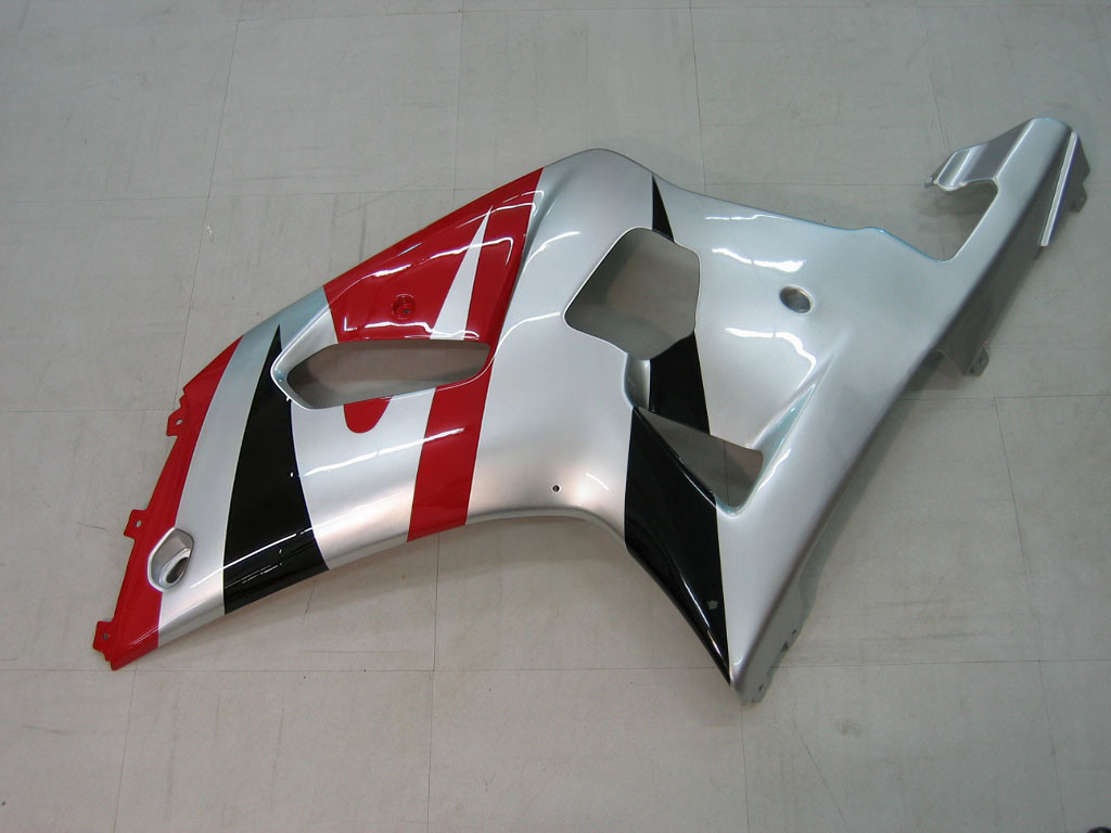 Amotopart Fairings Suzuki GSXR 600 Silver Red Black GSXR Racing  (2001-2003)