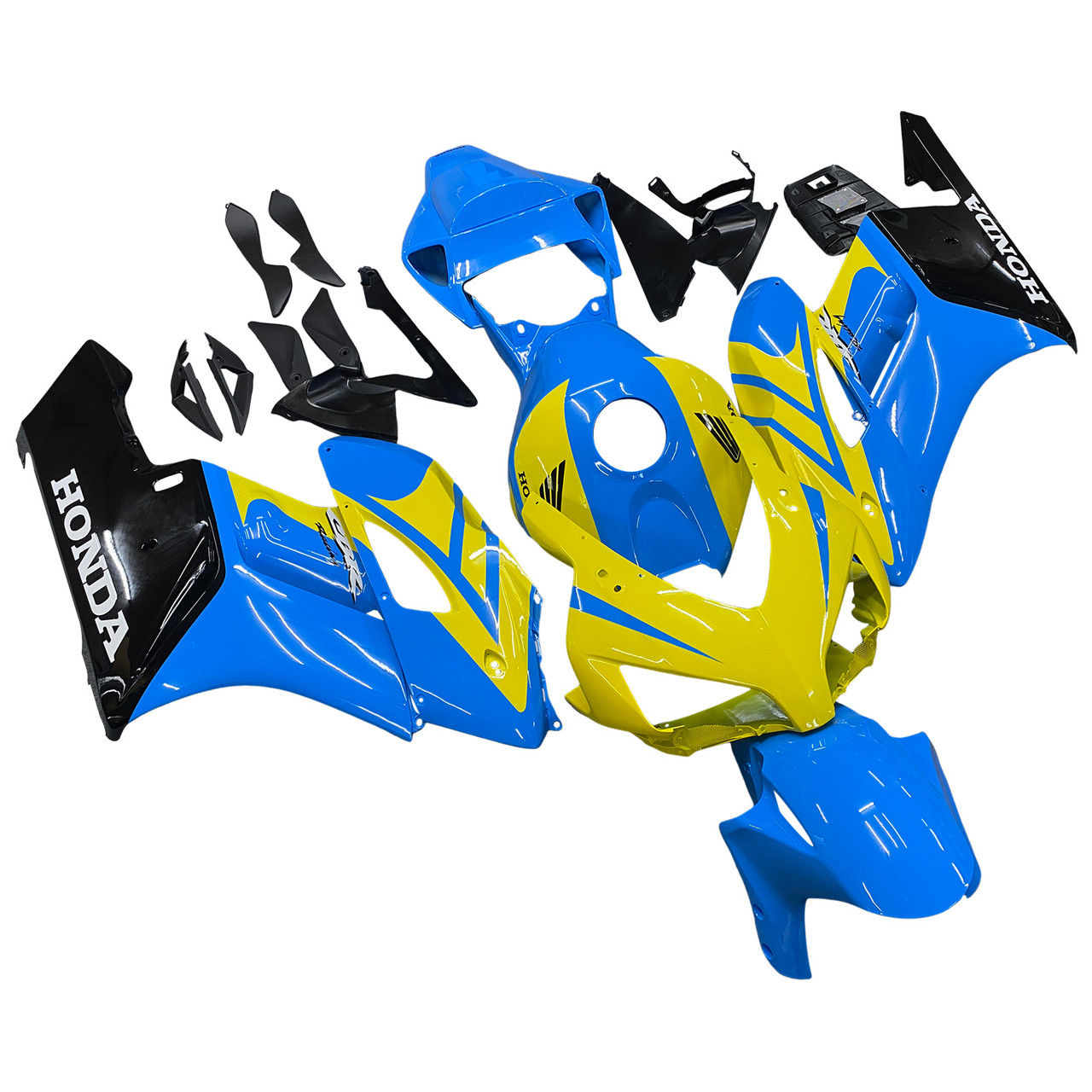 Amotopart Fairings Honda CBR 1000 RR Blue Yellow CBR Racing (2004-2005)