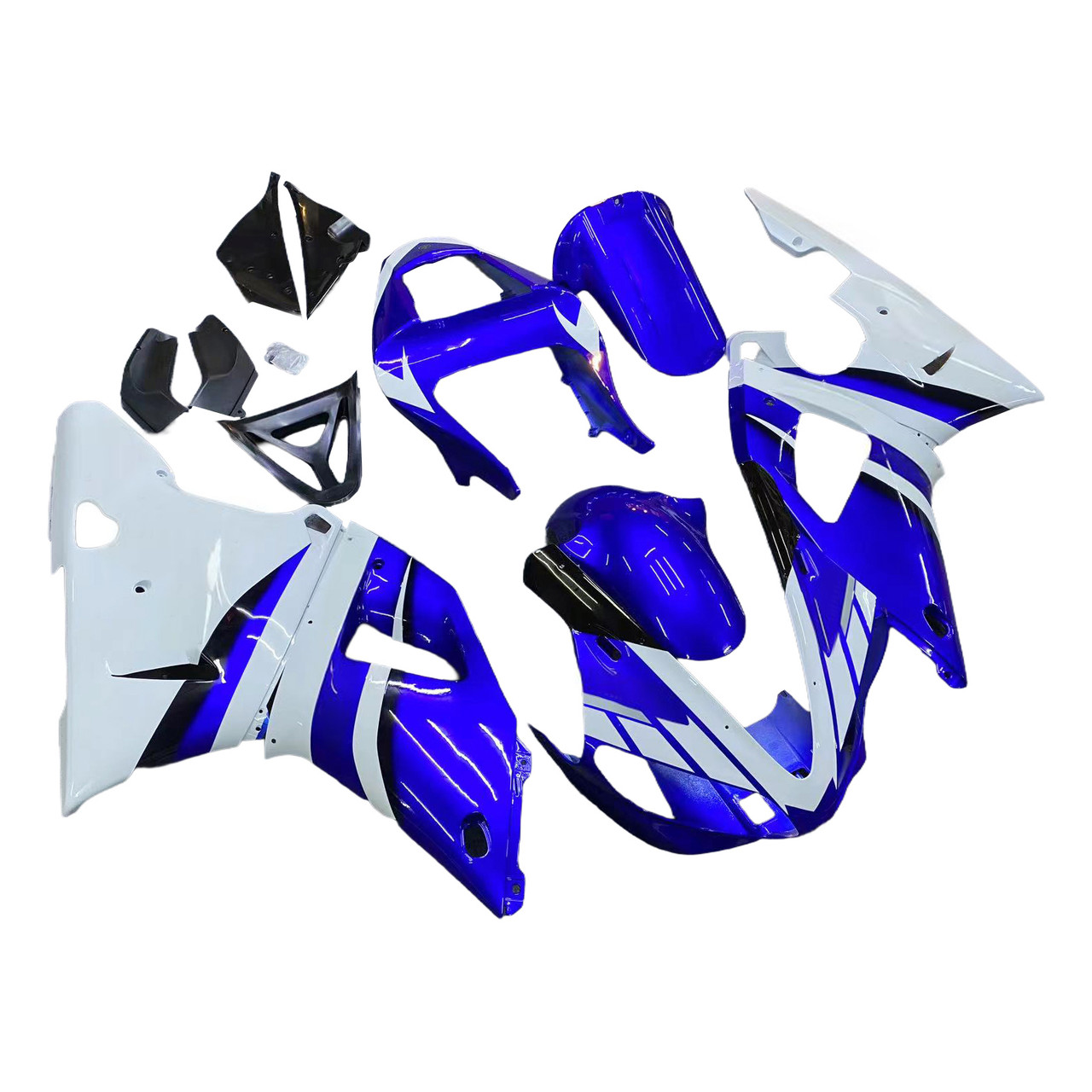 Amotopart Fairings Yamaha YZF-R1 Blue & White R1 Racing (2000-2001)