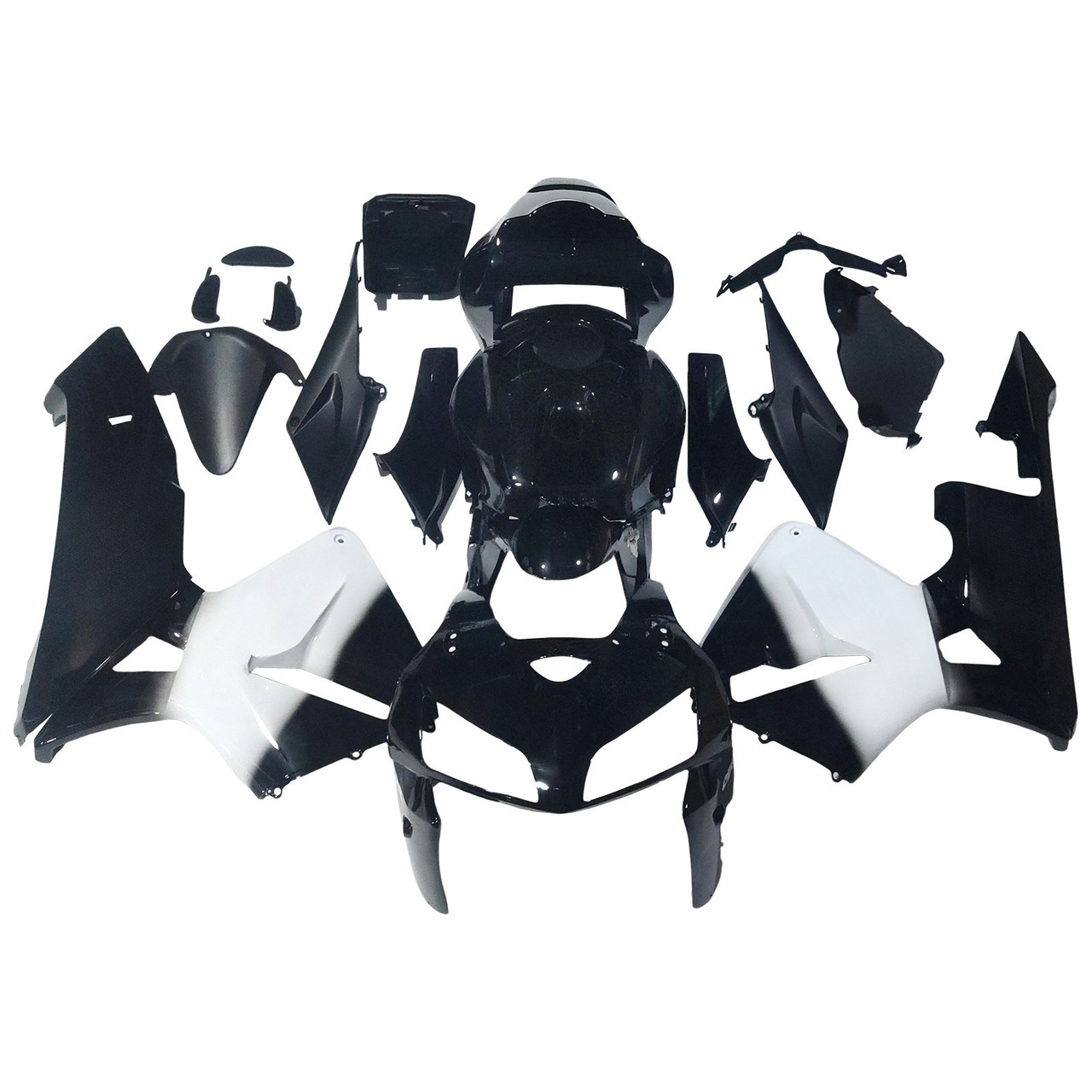 Amotopart Fairings Honda CBR 600 RR Black West Racing (2005-2006)