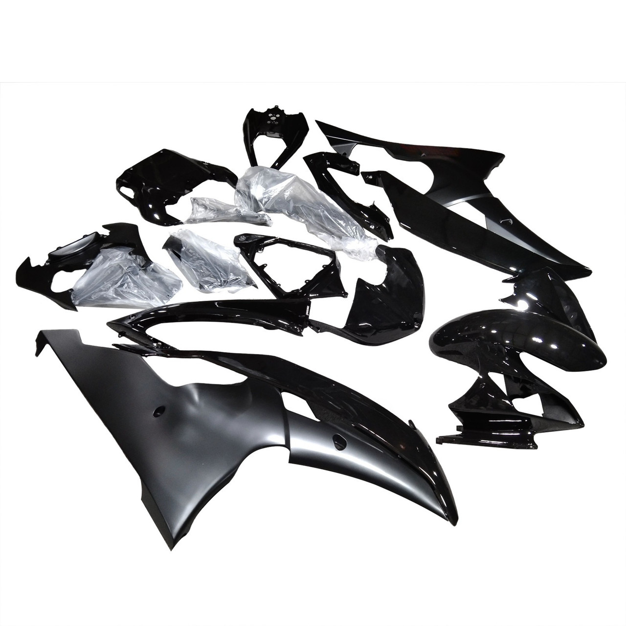 Amotopart 2008-2016 Fairings Yamaha YZF-R6 Contrast Black R6 Racing