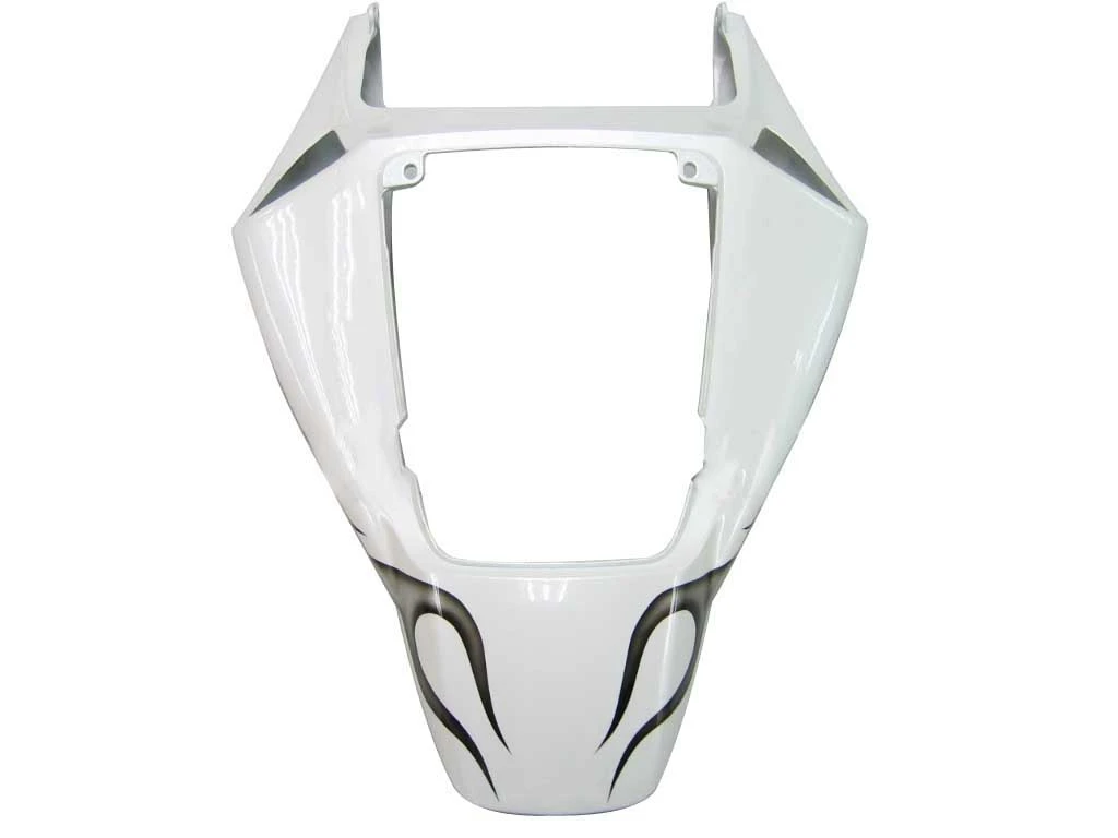 Amotopart Fairings Honda CBR 1000 RR White and Black Silver Flame Racing (2006-2007)