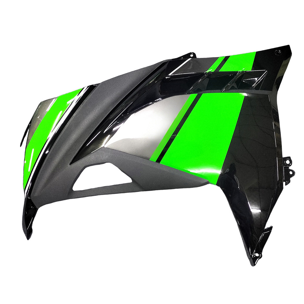 Amotopart Fairings Plastics Kawasaki Ninja 300R EX300R Green Black Ninja Racing (2013-2017)