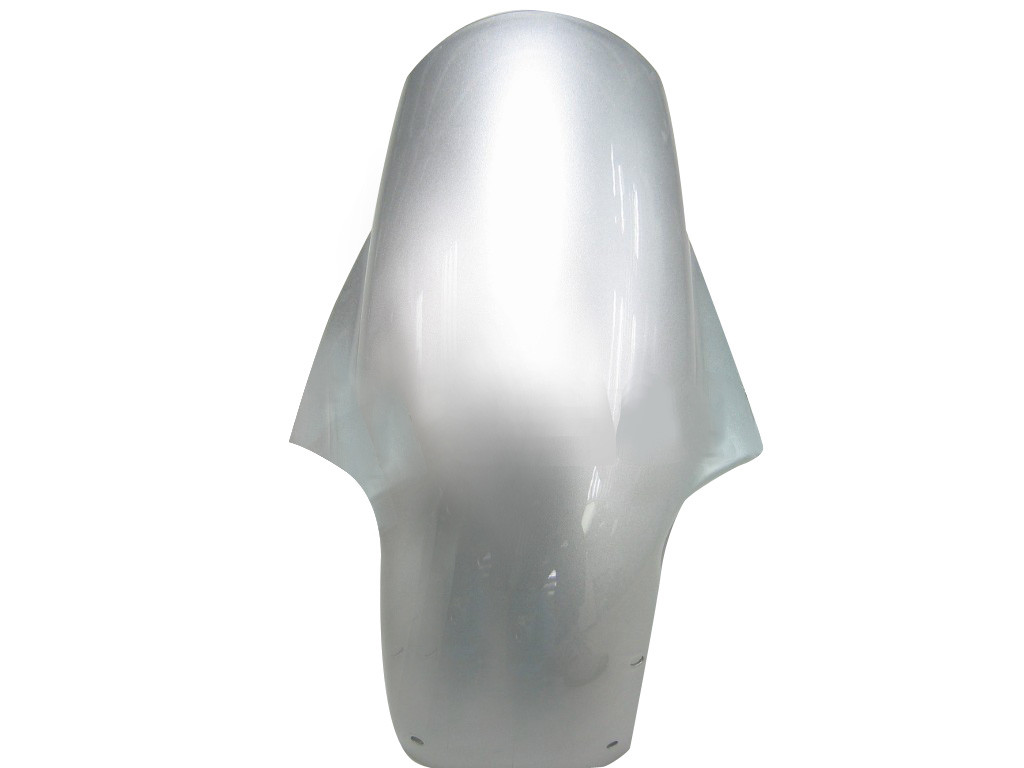 Amotopart Fairings Kawasaki ZX6R 636 Silver & Red Flame Ninja Racing  (2003-2004)