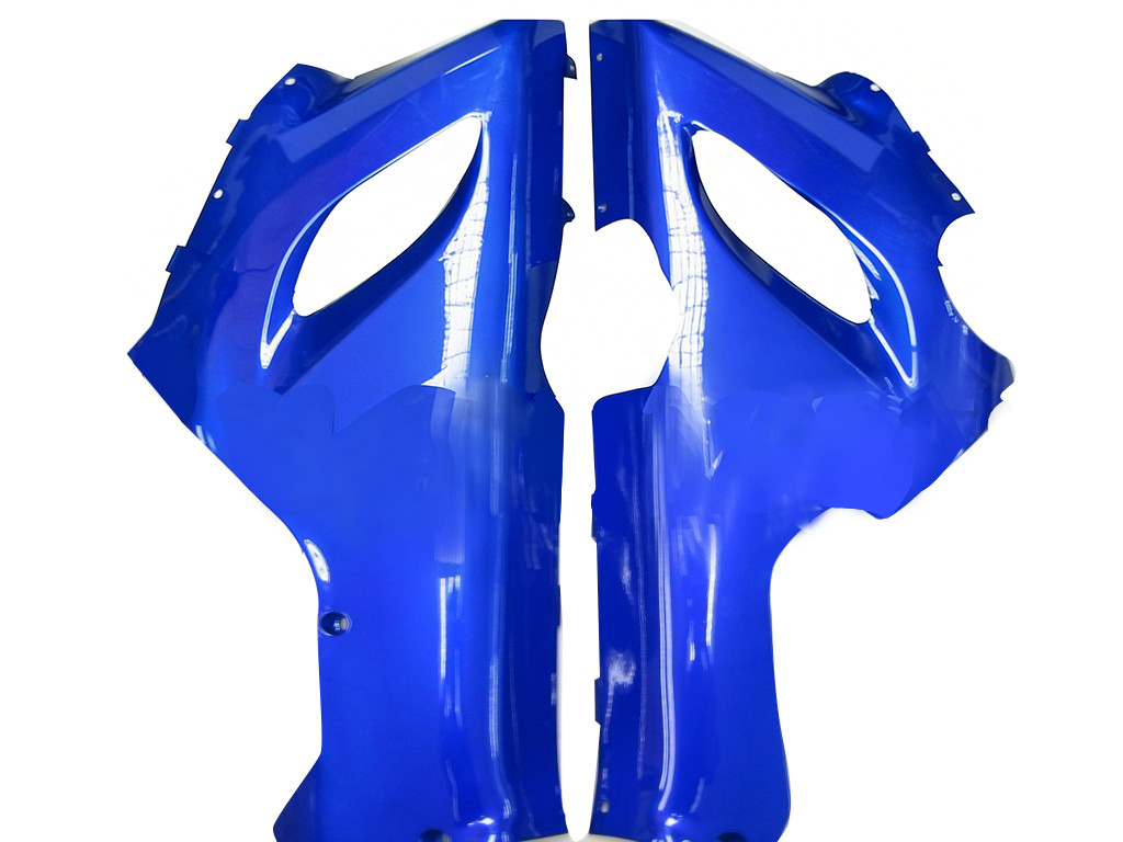 Amotopart Fairings Kawasaki ZX6R 636 Blue White West  Racing  (2005-2006)