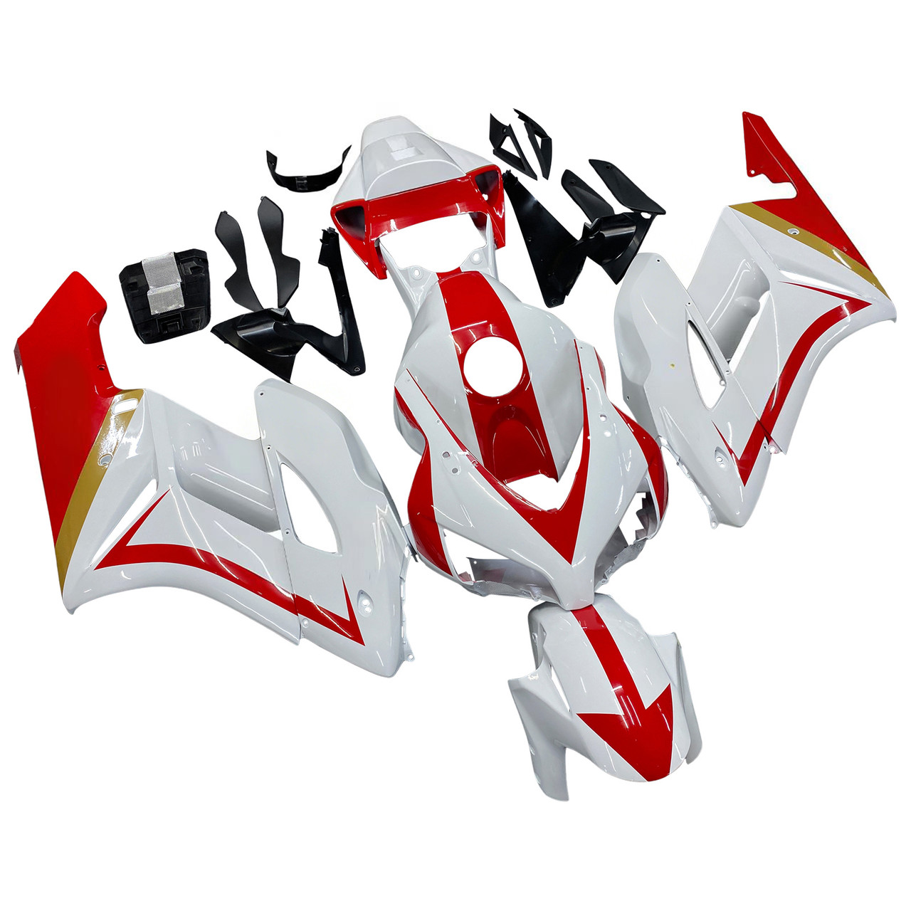 Amotopart Fairings Honda CBR 1000 RR White Red Honda Racing (2004-2005)